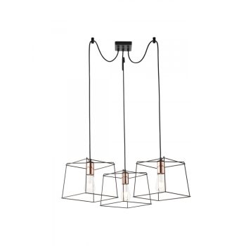 SKETCH vintage csillár-függeszték, 3 ágú, REDO-01-1265