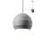 ANARU függőlámpa, szürke burával, REDO-01-1408