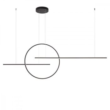ROTONDA-LED-csillár-175-cm-fekete, REDO-01-1737