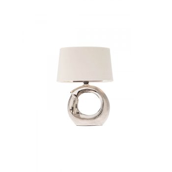 LUA-asztali-lámpa-modern-1X28W-ezüst, REDO-01-1835