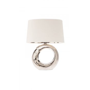 LUA-asztali-lámpa-modern-1X42W-ezüst, REDO-01-1837