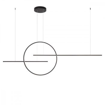 GIOTTO függőlámpa, modern, fekete, REDO 01-1850