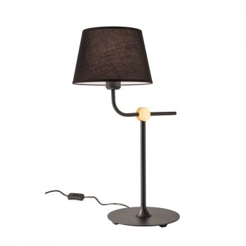   MORRIS Modern asztali lámpa matt fekete/ matt réz, REDO-01-1981