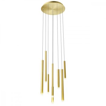   PALOS Modern LED csillár matt réz, 3456 lumen, REDO-01-2050