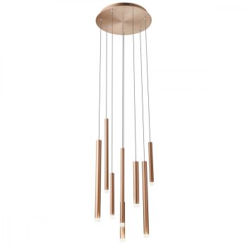   PALOS Modern LED csillár matt bronz, 3456 lumen, REDO-01-2051