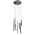 PALOS Modern LED csillár fekete, 3456 lumen, REDO-01-2052
