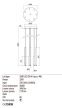 PALOS Modern LED csillár fekete, 3456 lumen, REDO-01-2052