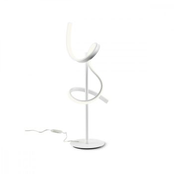   GODART Modern LED asztali lámpa matt fehér, 1020 lumen, REDO-01-2106