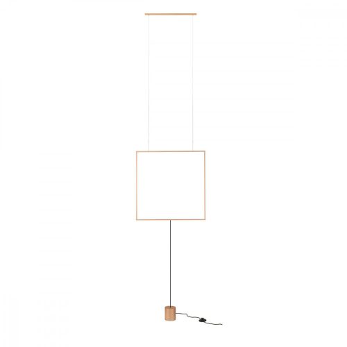 SLICK Modern LED függőlámpa matt arany, 2898 lumen, szögletes, REDO-01-2133