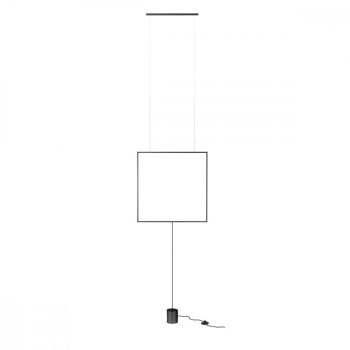   SLICK Modern LED függőlámpa matt fekete, 2898 lumen, kerek, REDO-01-2134