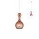 LOB Modern függőlámpa króm rose-gold d: 18 cm, REDO-01-2257