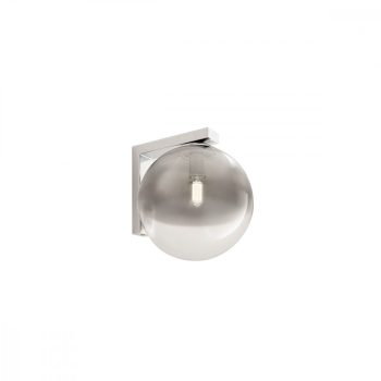   SFAIRA Modern fali lámpa króm füstszín/átlátszó, REDO-01-2275