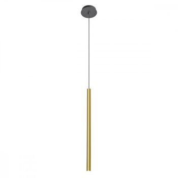   KANJI Modern LED függőlámpa matt fekete, matt réz, 55cm, REDO-01-2361