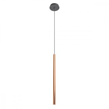   KANJI Modern LED függőlámpa matt fekete, rose-gold, 55cm, REDO-01-2362