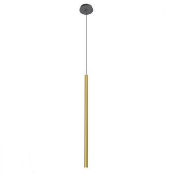   KANJI Modern LED függőlámpa matt fekete, matt réz, 75cm, REDO-01-2363