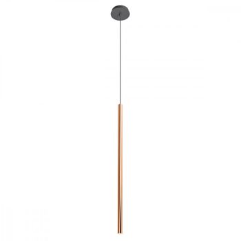   KANJI Modern LED függőlámpa matt fekete, rose-gold, 75cm, REDO-01-2364