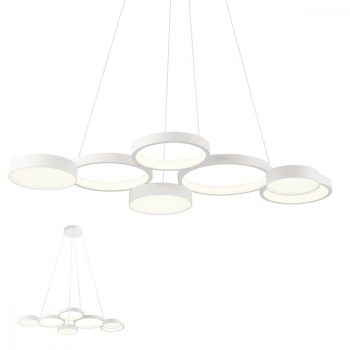 CRONOS Mennyezeti lámpa, modern, matt fehér, REDO 01-2545