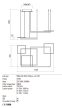 SIGUA LED csillár modern, REDO, 01-2615