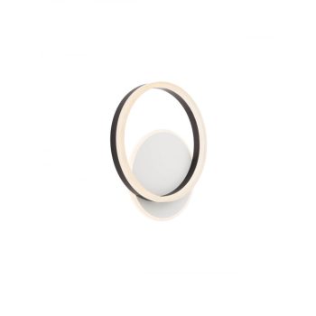   CONNECT fali lámpa, modern, matt fehér, matt fekete, REDO 01-2628