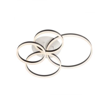   CONNECT Mennyezeti lámpa, modern, matt fehér, matt fekete, REDO 01-2634