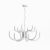 LUXOR LED csillár modern, REDO, 01-3227