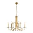 ARIANE klasszikus kristály csillár, Orion-Molecz-LU 1842/6 gold-matt (6xE14)