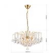 Klassisch csillár, klasszikus-kristály, ORION-MOLECZ LU 2324/6/52 gold