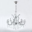 THERESA csillár, Klasszikus kristály, ORION-MOLECZ LU 2391/8+4 MT-silber (12xE14)