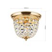 PLAFOND klasszikus kristály mennyezeti lámpa, Orion-Molecz-DLU 1840/26 gold (1xE27)