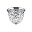 PLAFOND klasszikus kristály mennyezeti lámpa, Orion-Molecz-DLU 1840/26 chrom (1xE27)