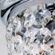 PLAFOND klasszikus kristály mennyezeti lámpa, Orion-Molecz-DLU 1840/26 chrom (1xE27)