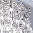 GLORIA mennyezeti lámpa, Modern kristály, ORION-MOLECZ DLU 2378/6/50 chrom    (exkl. 6xG9/40W)