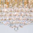 GLORIA mennyezeti lámpa, Modern kristály, ORION-MOLECZ DLU 2378/9/62 gold     (exkl. 9xG9/40W)