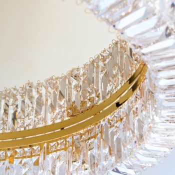   RING mennyezeti lámpa, Modern kristály, ORION-MOLECZ DLU 2411/12/107 gold   (12xE14)