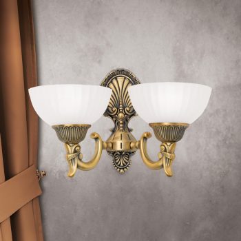   ROCCA klasszikus falilámpa, Orion-Molecz WA 2-1201/2 bronze (2xE27)