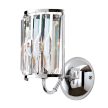 GSTAAD fali lámpa, Modern kristály, ORION-MOLECZ WA 2-1352/1 chrom  (1xE14)