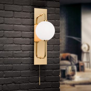   PIPES fali lámpa, Minimál, ORION-MOLECZ WA 2-1359/1 gold/503   (exkl. G9/LED)