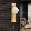 PIPES fali lámpa, Minimál, ORION-MOLECZ WA 2-1359/1 gold/503   (exkl. G9/LED)