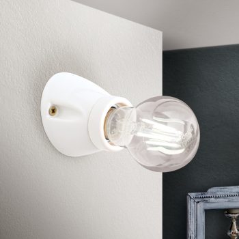   FROST modern falilámpa, Orion-Molecz WA 2-1367 weiß/Kera (1xE27)