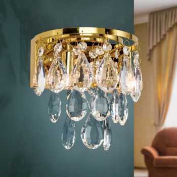   CELESTE modern kristály falilámpa, Orion-Molecz WA 2-1369/2 gold (exkl. 2xG9/40W)