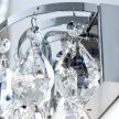 CELESTE modern kristály falilámpa, Orion-Molecz WA 2-1369/2 chrom (exkl. 2xG9/40W)