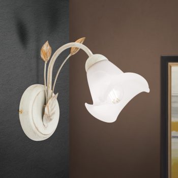   SISI fali lámpa ,Florentín, ORION LEUCHTEN-MOLECZ WA 2-1372/1 Elfenbein-gold