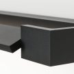 MARILYN modern fürdőszobai tükörmegvilágító, Orion-Molecz Soff 3-481 schwarz (LED24W/2200lm/3000K)