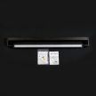 MARILYN modern fürdőszobai tükörmegvilágító, Orion-Molecz Soff 3-481 schwarz (LED24W/2200lm/3000K)