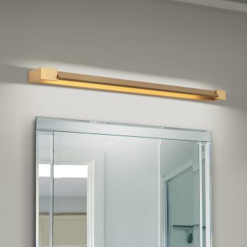   MARILYN modern fürdőszobai tükörmegvilágító, Orion-Molecz Soff 3-481 gold (LED24W/2200lm/3000K)