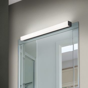   HORIZON modern fürdőszobai tükörmegvilágító, Orion-Molecz Soff 3-587 schwarz (LED12W/1100lm/2CCT)