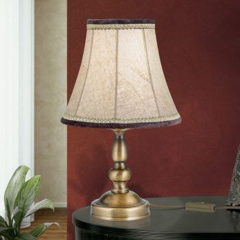   Flamand asztali lámpa, klasszikus, ORION_MOLECZ LA 4-348 Patina/4224 Haut braun