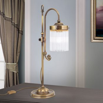   STäBCHEN asztali lámpa, szecesssziós, ORION LA 4-643/1 Patina