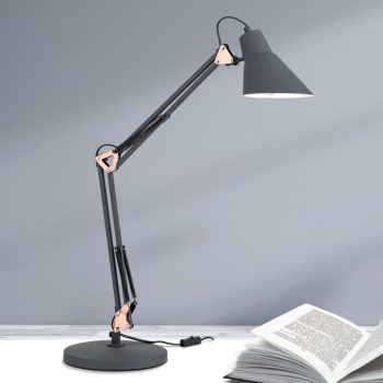   BACHELOR modern asztali lámpa, Orion-Molecz LA 4-1188 schwarz-cu (1xE27/max. 40W)