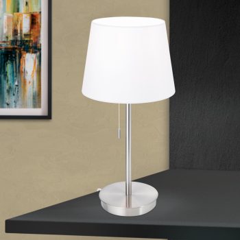   LUDWIG asztali lámpa ,Minimál, ORION LEUCHTEN-MOLECZ LA 4-1205/1 satin      (1xE27)